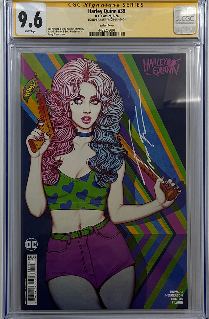 HARLEY QUINN #39 | CVR B JENNY FRISON CARD STOCK VARIANT | CGC SS 9.6