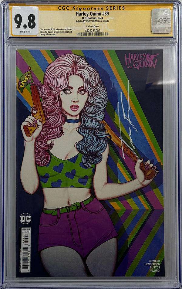 HARLEY QUINN #39 | CVR B JENNY FRISON CARD STOCK VARIANT | CGC SS 9.8