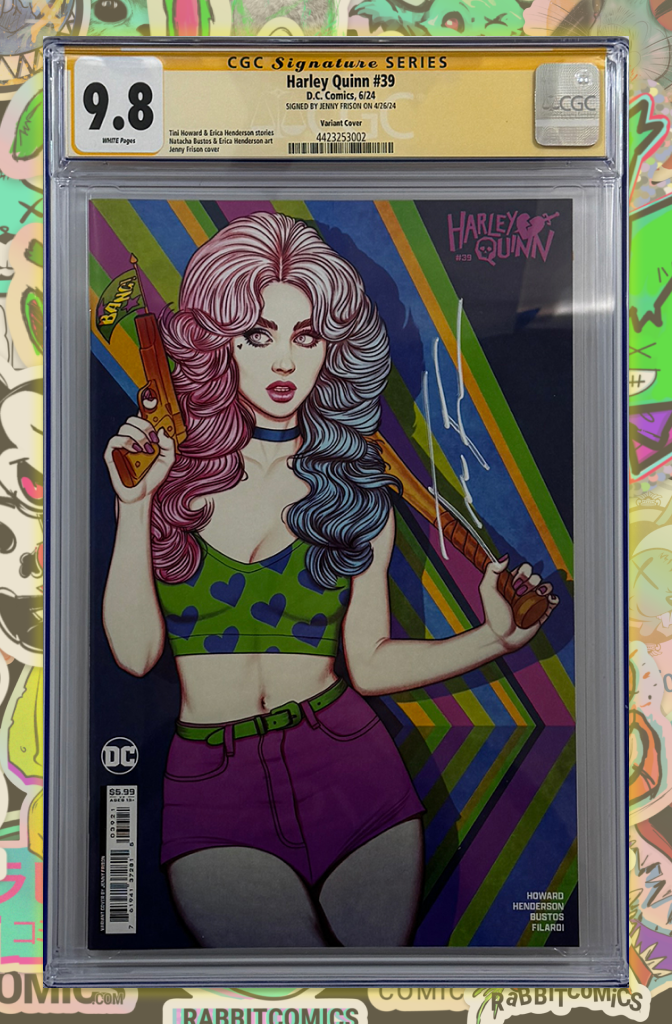HARLEY QUINN #39 | CVR B JENNY FRISON CARD STOCK VARIANT | CGC SS 9.8