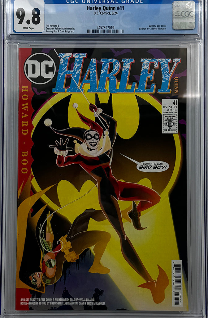 HARLEY QUINN #41 | CVR A SWEENEY BOO | CGC 9.8