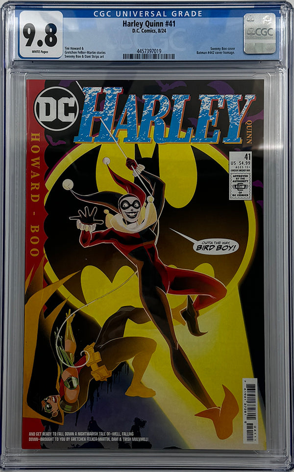 HARLEY QUINN #41 | CVR A SWEENEY BOO | CGC 9.8