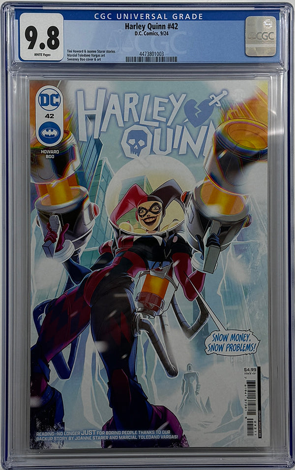 HARLEY QUINN #42 | CVR A SWEENEY BOO | CGC 9.8