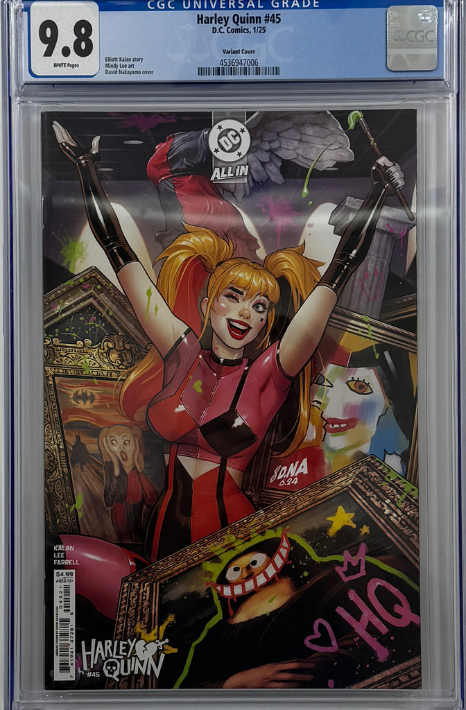 HARLEY QUINN #45 | CVR B DAVID NAKAYAMA CARD STOCK VAR | CGC 9.8