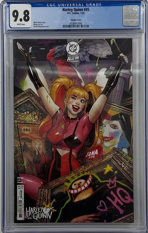 HARLEY QUINN #45 | CVR B DAVID NAKAYAMA CARD STOCK VAR | CGC 9.8