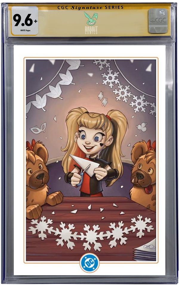 HARLEY QUINN #46 | CVR D CHRISSIE ZULLO DC WINTER WONDERLAND CARD STOCK VAR | CGC SS 9.6+ | PREORDER