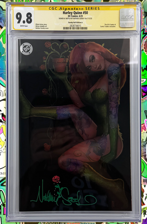 Harley Quinn #50 | Szerdy Foil Variant Cover | Signed by Szerdy | CGC SS 9.8