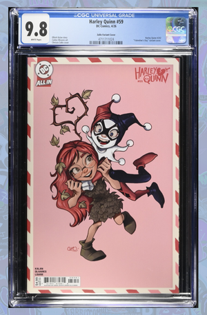 Harley Quinn #59 Cover E Chrissie Zullo Valentines Day Card Stock Variant | CGC 9.8