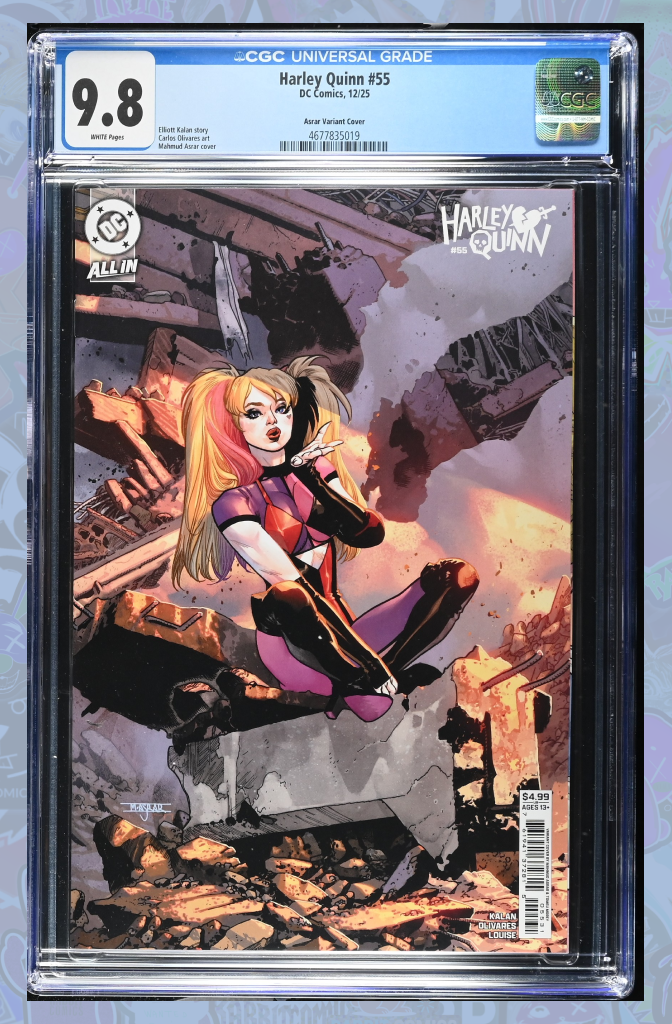 Harley Quinn #55 Cover C Mahmud Asrar Card Stock Variant | CGC 9.8