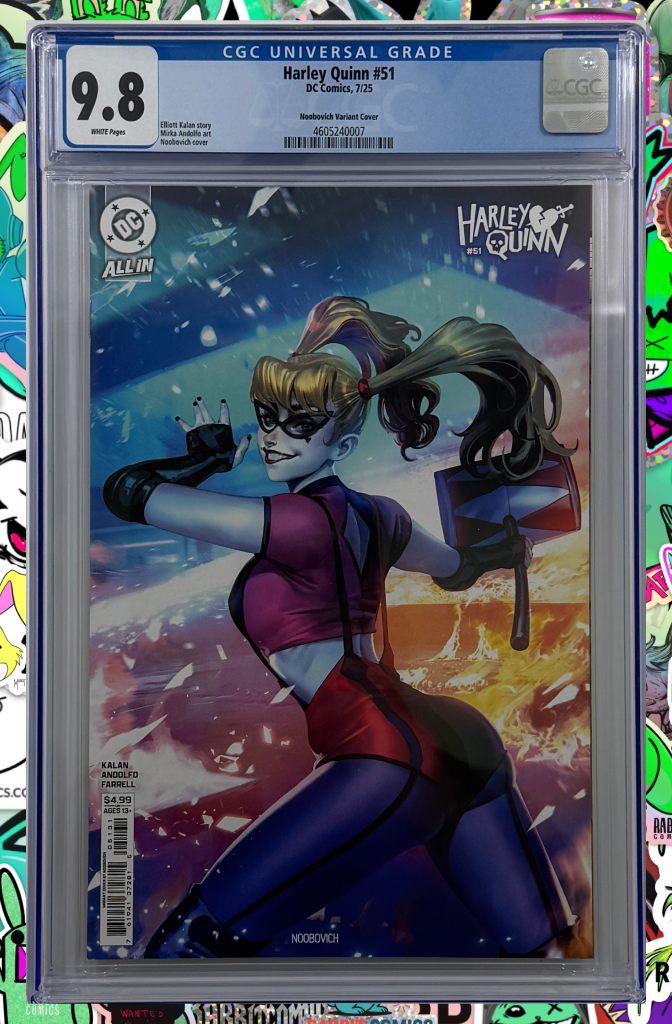 Harley Quinn #51 | Cover C Noobovich Card Stock Variant | CGC 9.8