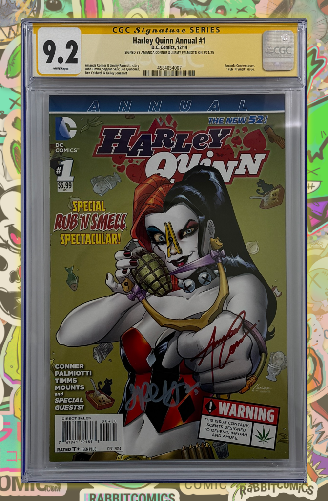 Harley Quinn Annual #1 (2014) | Signed by Amanda Conner & Jimmy Palmiotti | CGC SS 9.2