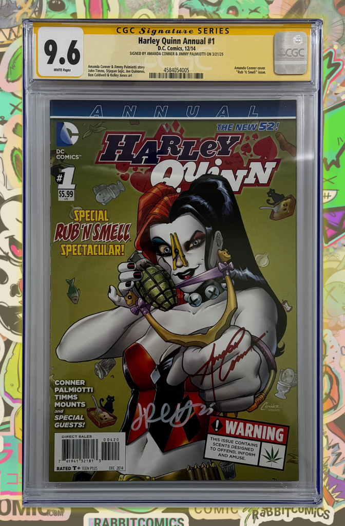 Harley Quinn Annual #1 (2014) | Signed by Amanda Conner & Jimmy Palmiotti | CGC SS 9.6