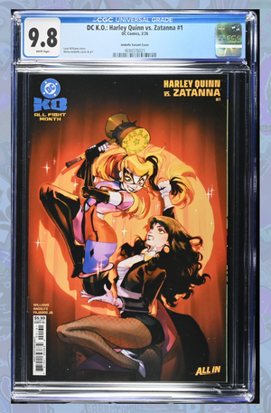 DC K.O. Harley Quinn vs Zatanna #1 (One Shot) Cover D Mirka Andolfo | CGC 9.8