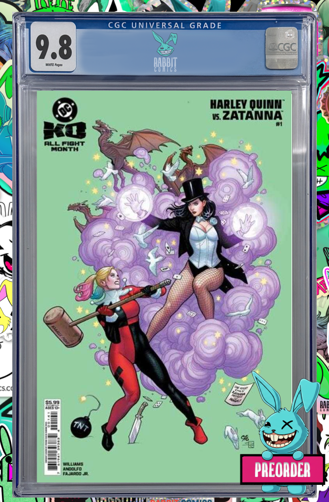 DC K.O. Harley Quinn vs Zatanna #1 (One Shot) Cover B Frank Cho Card Stock Variant | CGC 9.8 | PREORDER