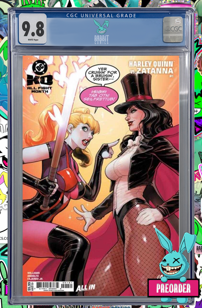 DC K.O. Harley Quinn vs Zatanna #1 (One Shot) Cover E David Nakayama | CGC 9.8 | PREORDER