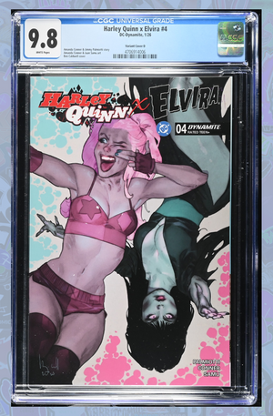 Harley Quinn X Elvira #4 | Ben Caldwell | CGC 9.8