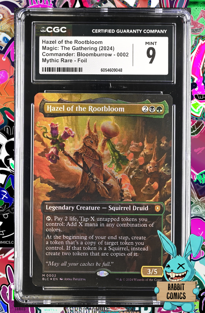 MTG: Hazel of Rootbloom | Bloomburrow Mythic Rare Foil 0002 | CGC 9