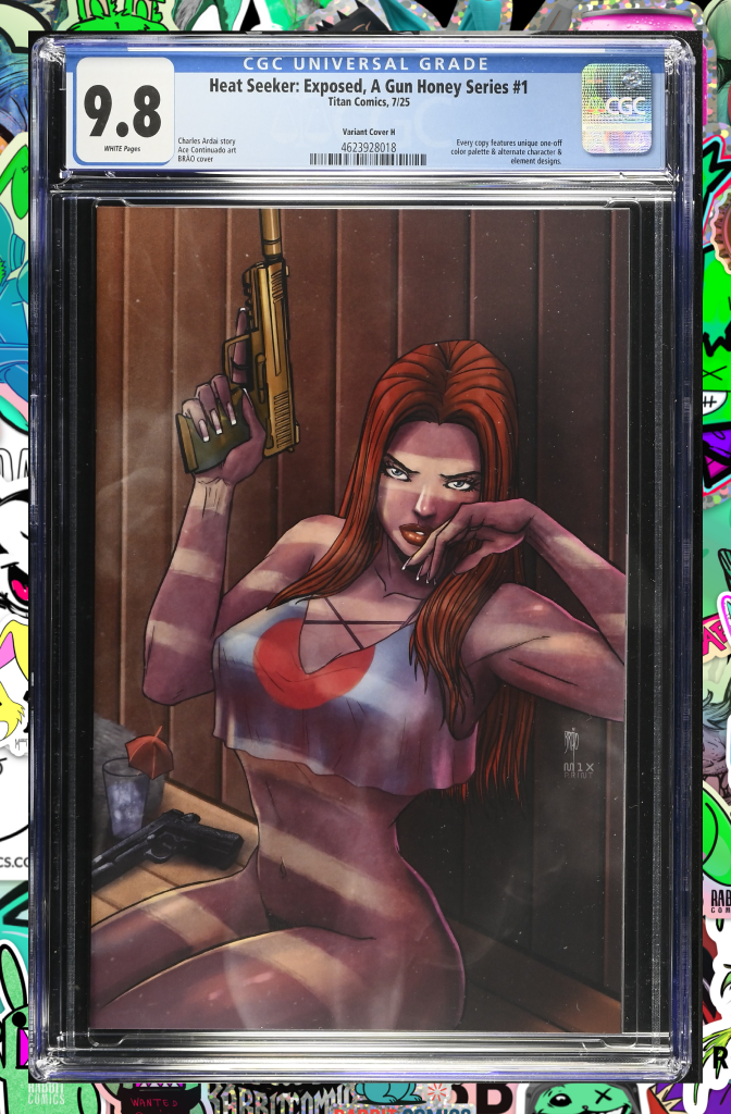 Heat Seeker Exposed A Gun Honey Series #1 (Of 4) | BRAO Mixprint 1 of 1  | CGC 9.8 (D)