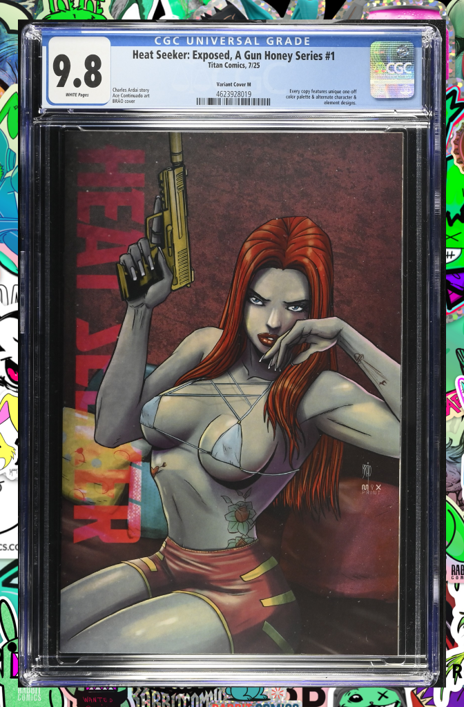 Heat Seeker Exposed A Gun Honey Series #1 (Of 4) | BRAO Mixprint 1 of 1  | CGC 9.8 (C)