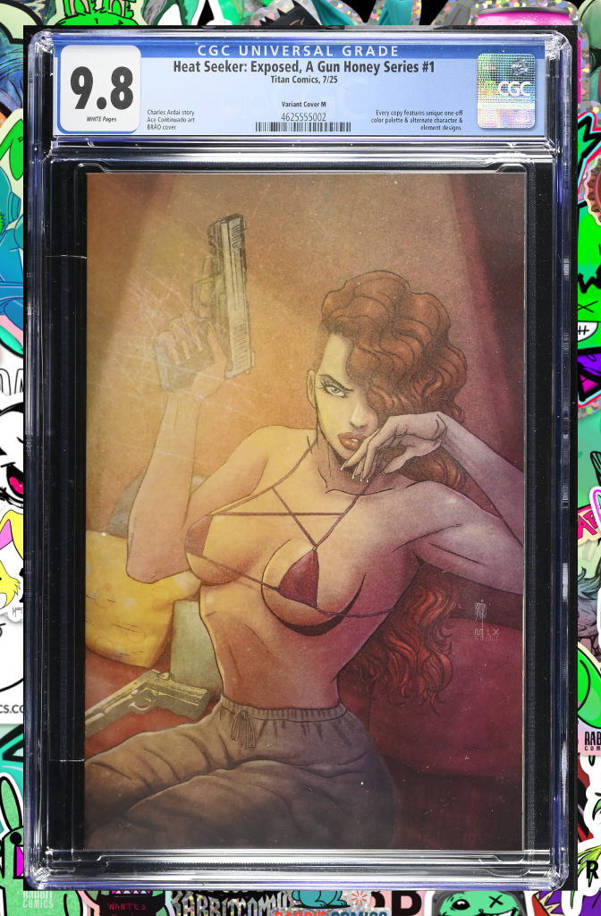 Heat Seeker Exposed A Gun Honey Series #1 (Of 4) | BRAO Mixprint 1 of 1  | CGC 9.8 (J)