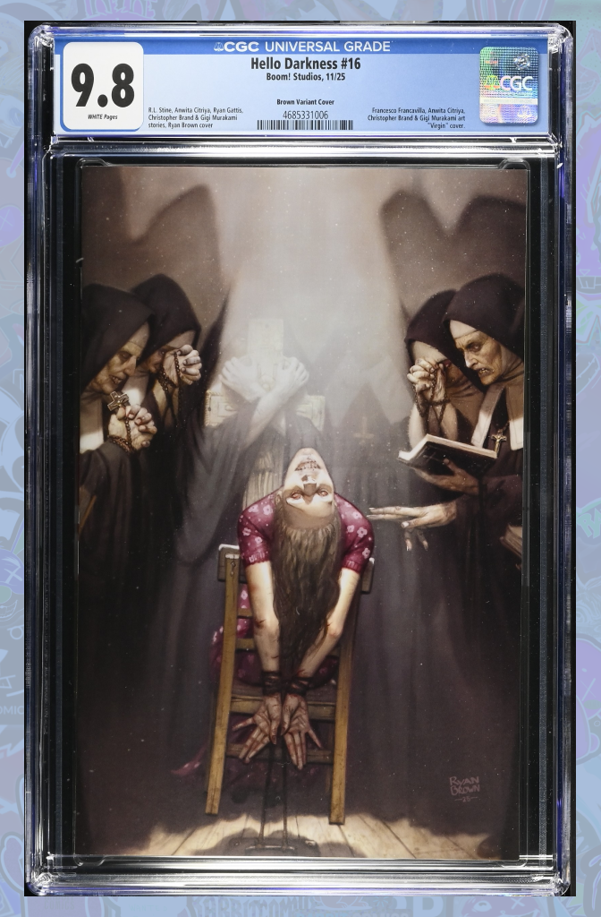 Hello Darkness #16 C Variant (Full Art, Brown) | CGC 9.8