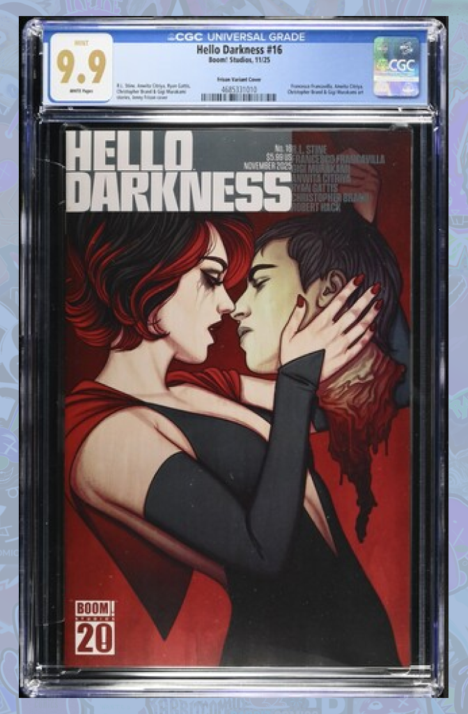 Hello Darkness #16 D Boom 20th Anniversary Variant (Dressed, Frison) | CGC 9.9