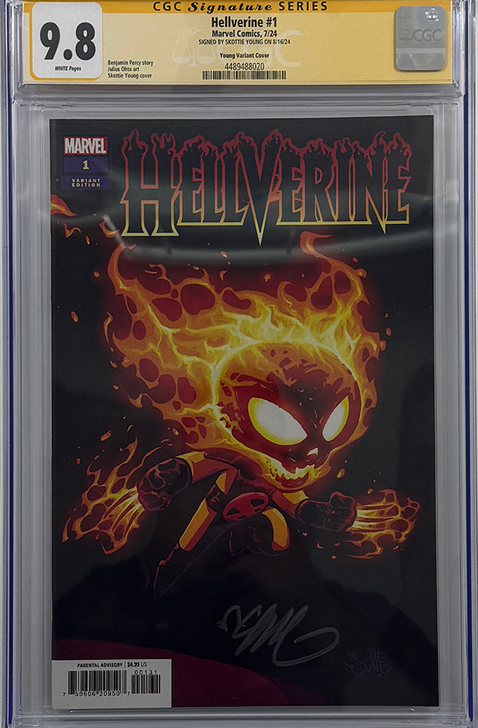 Hellverine #1 | Young Variant | Signed by Skottie Young | CGC SS 9.8