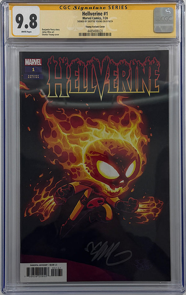 Hellverine #1 | Young Variant | Signed by Skottie Young | CGC SS 9.8