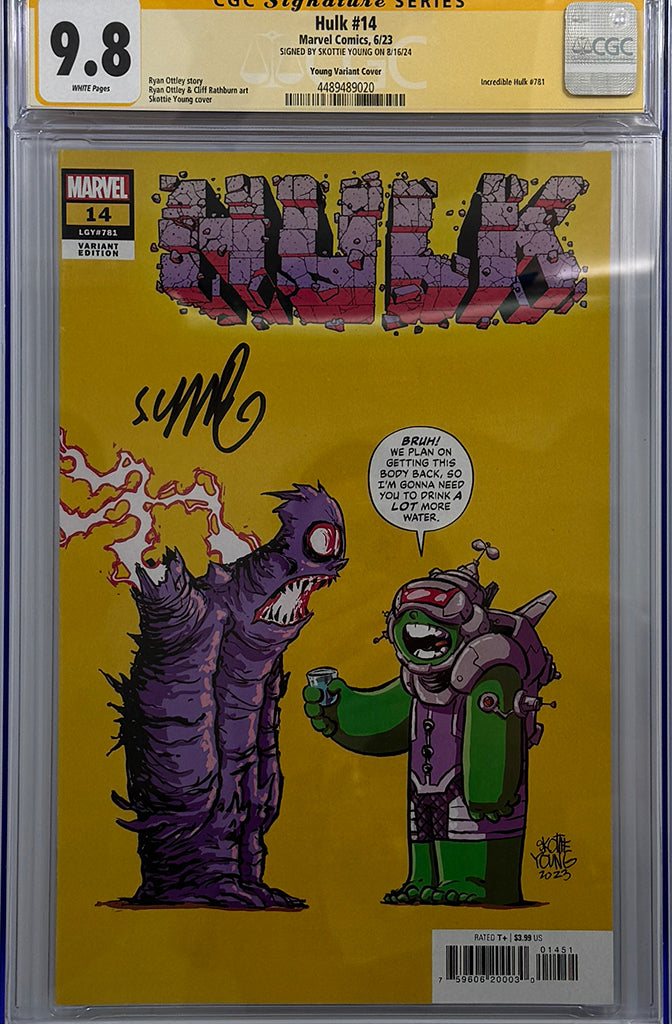 Hulk #14 | Young Variant | Signed by Skottie Young | CGC SS 9.8