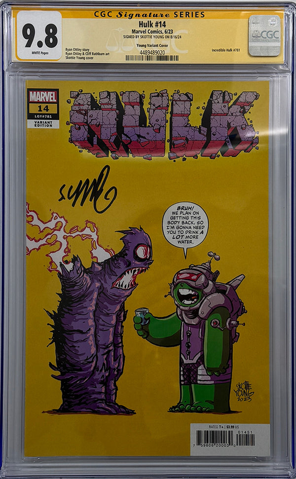 Hulk #14 | Young Variant | Signed by Skottie Young | CGC SS 9.8