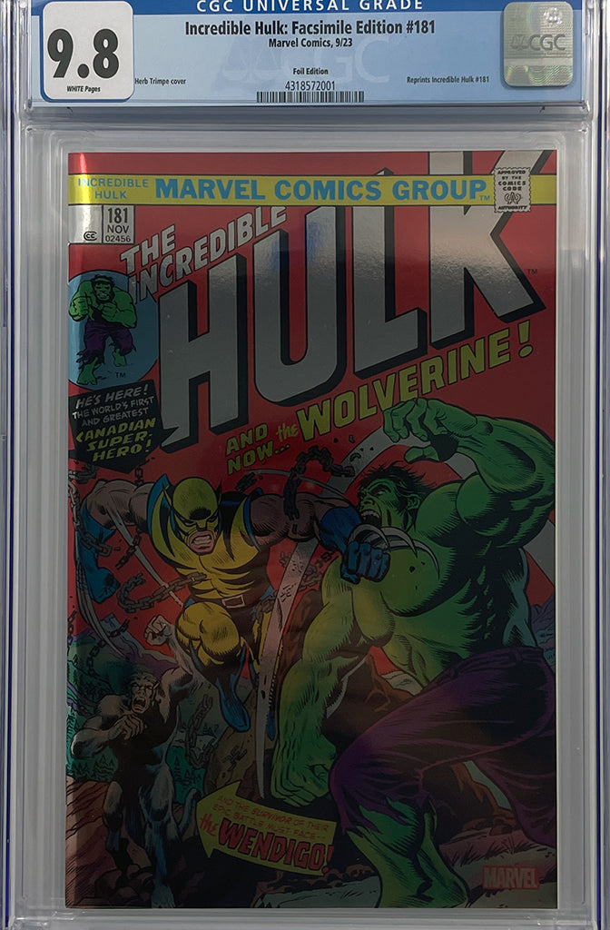 INCREDIBLE HULK #181 | FACSIMILE EDITION FOIL VARIANT [NEW PRINTING] | CGC 9.8