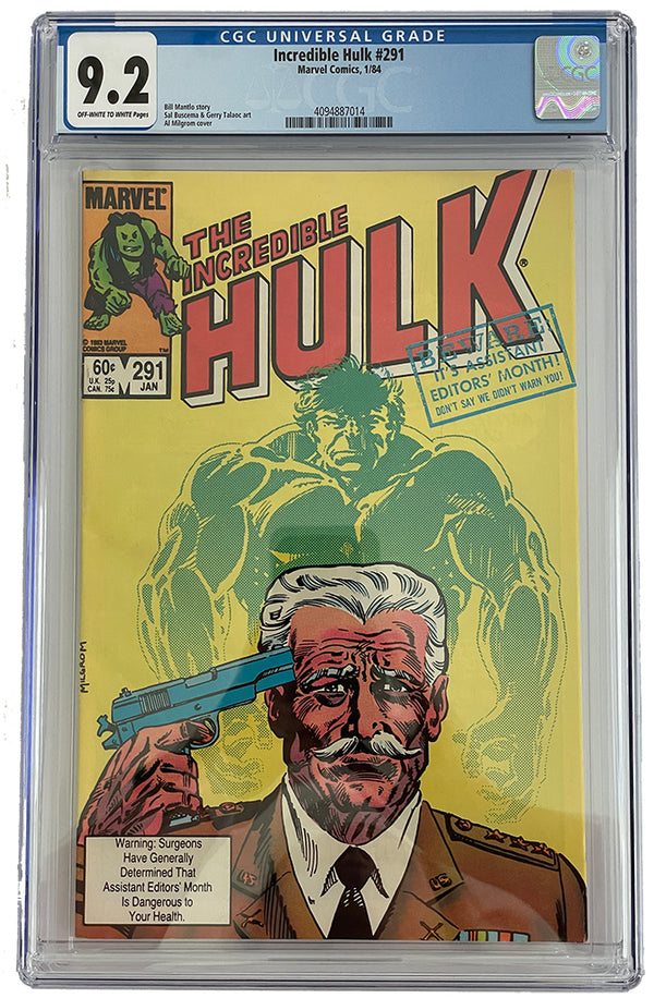 Incredible Hulk #291 (1984) | CGC 9.2