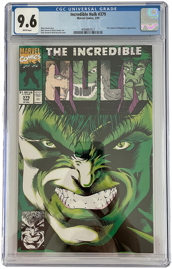 Incredible Hulk #379 (1991) | CGC 9.4