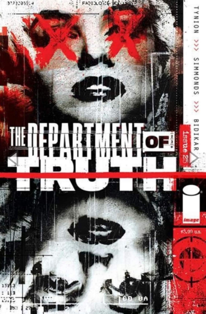 DEPARTMENT OF TRUTH #25 | CVR C INC 1:10 MARTIN SIMMONDS VAR