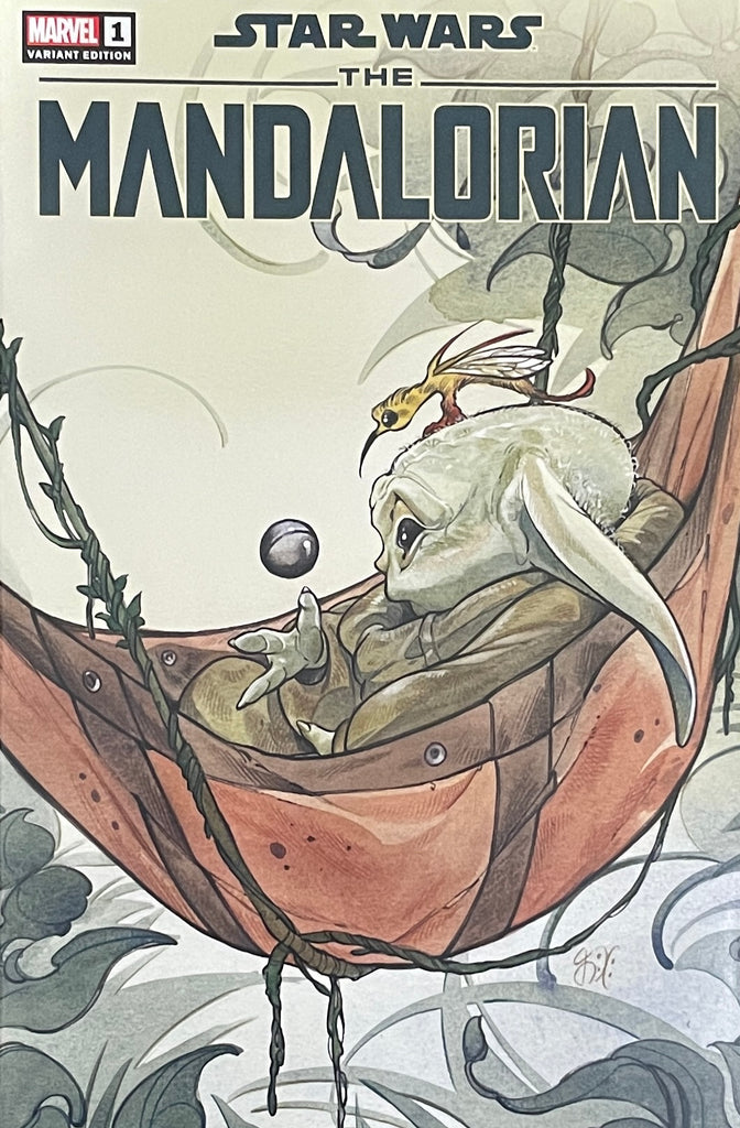 THE MANDALORIAN #1 S2 | PEACH MOMOKO SDCC TRADE VARIANT
