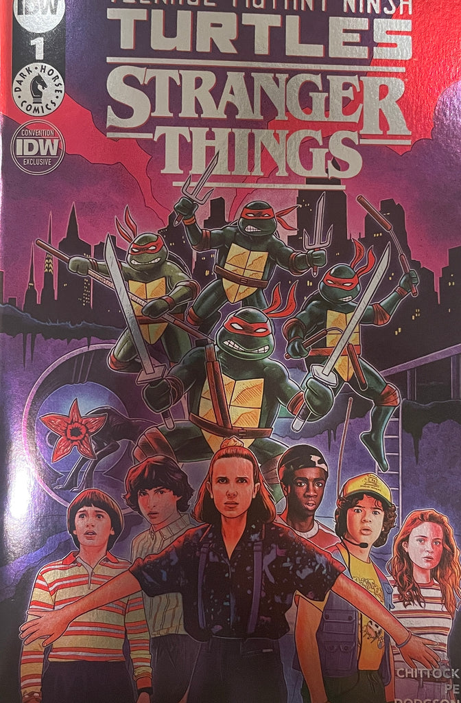 TMNT Stranger Things #1 | SDCC FOIL Exclusive