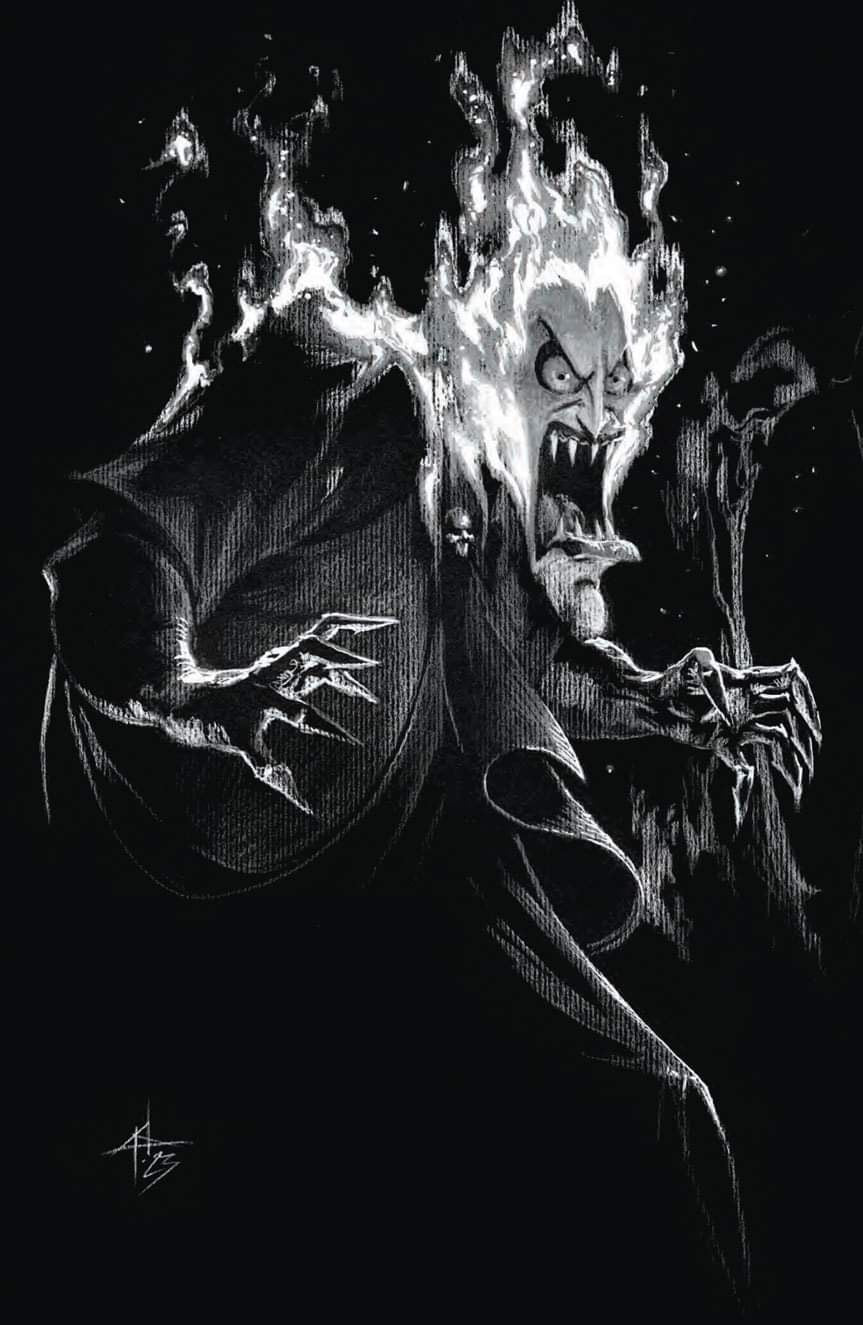 Hades #1 Gabriele Dell’otto Black & White NYCC Virgin Variant virgin cover by Gabriele Dell'Otto