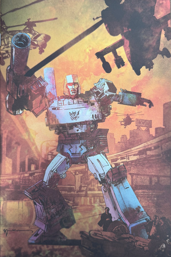 TRANSFORMERS #13 | SIENKIEWICZ FOIL VIRGIN | NYCC VARIANT