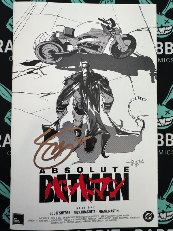 Absolute Batman #1 | Fernandez 2nd Print Edition Akira | Signed by Scott Snyder