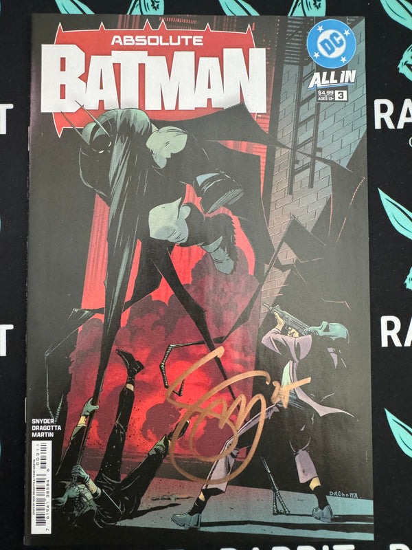 ABSOLUTE BATMAN #3 | CVR A NICK DRAGOTTA | SIGNED BY SCOTT SNYDER