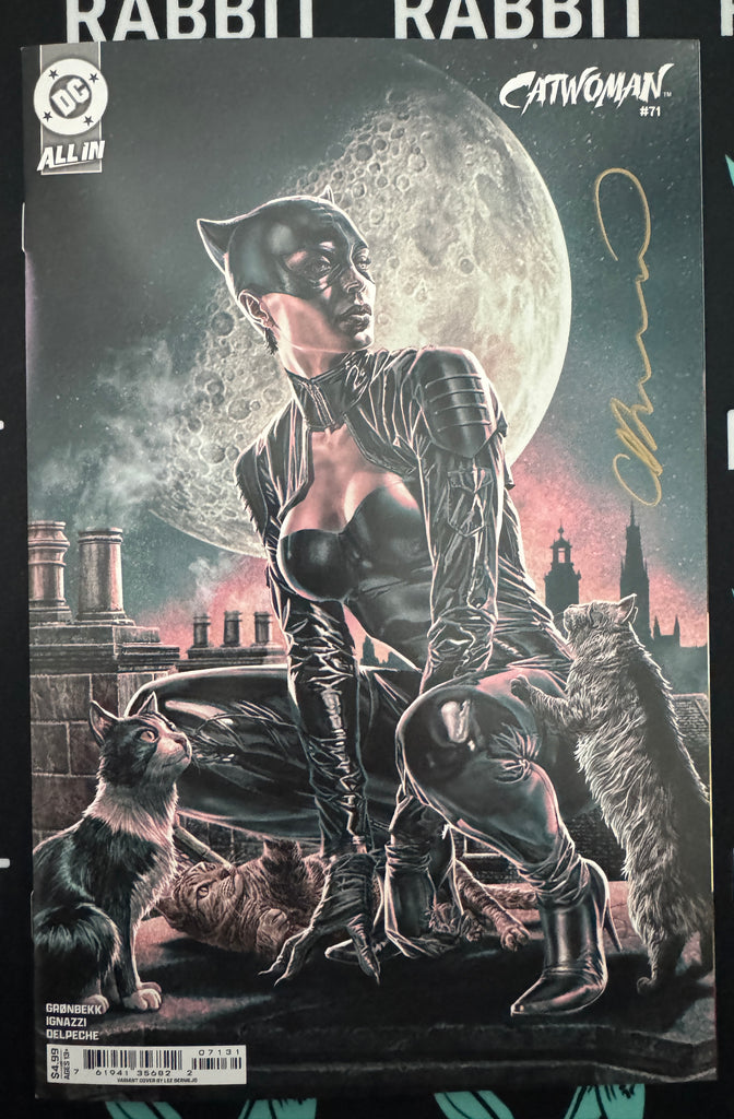 CATWOMAN #71 | CVR C LEE BERMEJO CARD STOCK VAR | SIGNED BY LEE BERMEJO