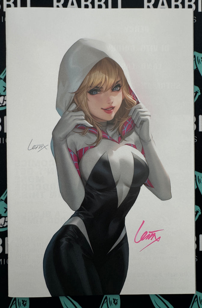 SPIDER-GWEN: GHOST SPIDER #1 | LEIRIX VIRGIN VARIANT | SIGNED BY LEIRIX