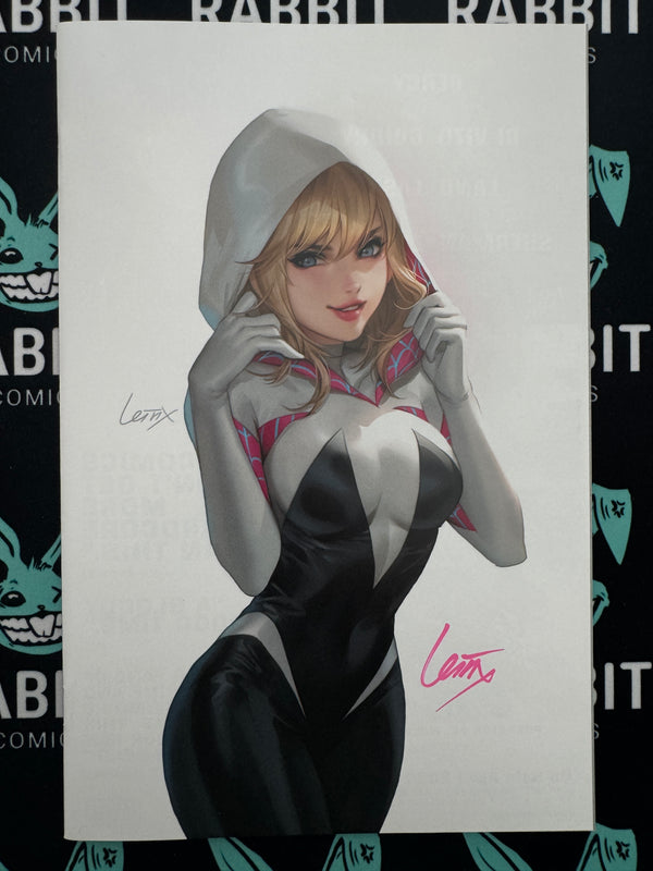 SPIDER-GWEN: GHOST SPIDER #1 | LEIRIX VIRGIN VARIANT | SIGNED BY LEIRIX