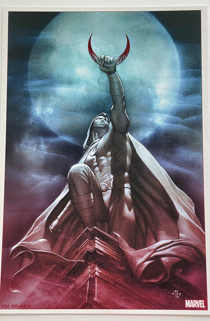 Adi Granov Marvel Art Print | 11.75 x 16.5 | Moon Knight