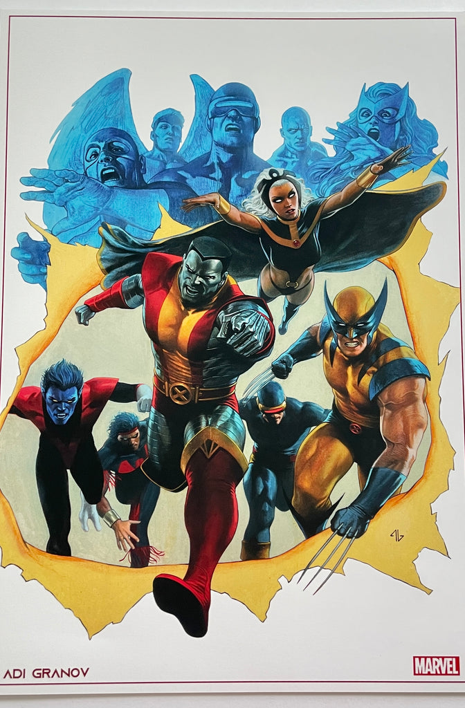 Adi Granov Marvel Art Print | 11.75 x 16.5 | X-Men