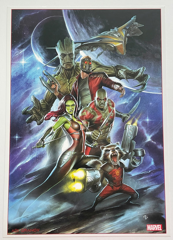 Adi Granov Marvel Art Print | 11.75 x 16.5 | Guardians of the Galaxy