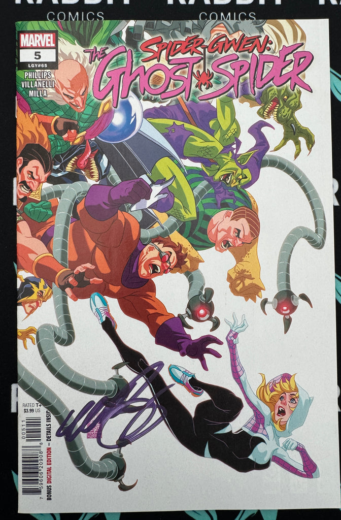 SPIDER-GWEN: THE GHOST-SPIDER #5 | MAIN COVER | SIGNED BY MARK BROOKS