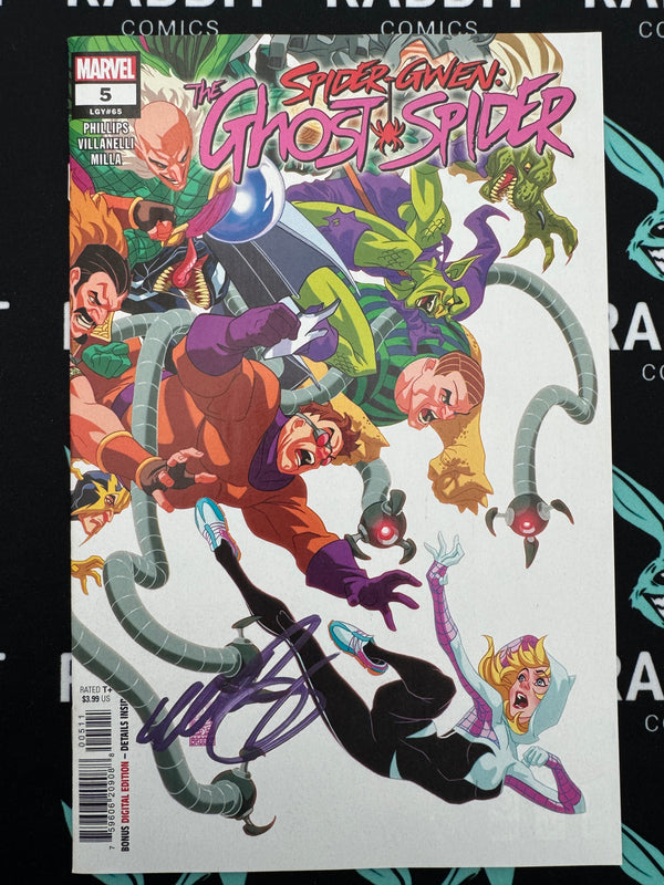 SPIDER-GWEN: THE GHOST-SPIDER #5 | MAIN COVER | SIGNED BY MARK BROOKS