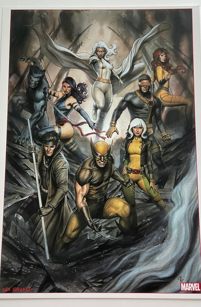 Adi Granov Marvel Art Print | 11.75 x 16.5 | X-Men 90's