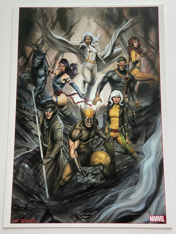 Adi Granov Marvel Art Print | 11.75 x 16.5 | X-Men 90's