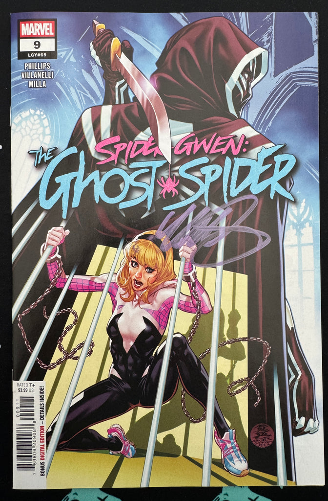 SPIDER-GWEN: THE GHOST-SPIDER #9 | MAIN COVER | SIGNED BY MARK BROOKS